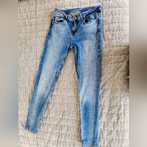 Zara Women's Skinny Jeans - Light Blue